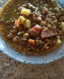Guiso de lentejas fácil y simple