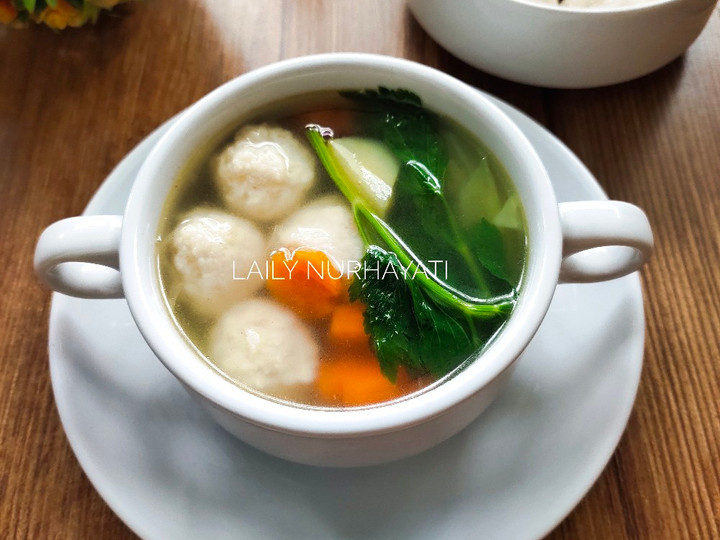 Anti Ribet, Membuat Chicken meatball soup Anti Gagal