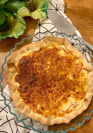 Une photo de ☆Quiche Lorraine Légère et Sans Gluten☆