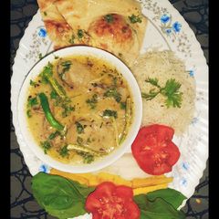 A picture of Chicken white korma.