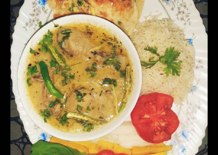 Step-by-Step Guide to Prepare Quick Chicken white korma