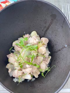 Una foto de 🐟 Ceviche de corvina Express 🐟