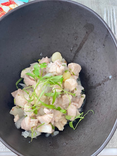 Una foto de 🐟 Ceviche de corvina Express 🐟