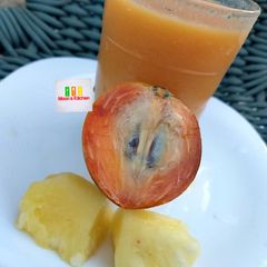 A picture of Agwaluma juice.