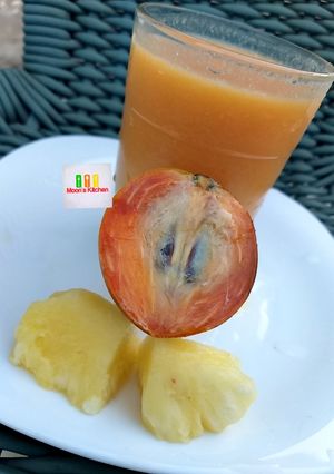 A picture of Agwaluma juice.