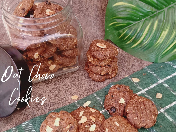 Cara Gampang Membuat Oat Choco Cookies Anti Gagal