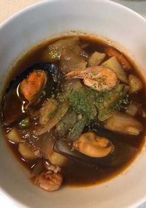 Una foto de Sopa de pescado