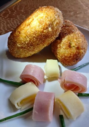 Una foto de Croqueta de arroz