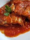 Filetes de caballa en salsa de tomate