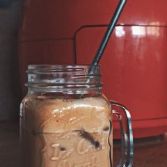 A picture of My Go-to iced latte.