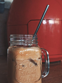 A picture of My Go-to iced latte.