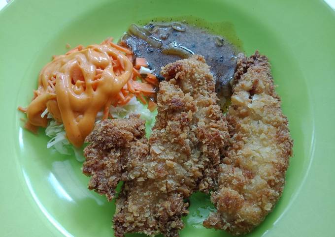 Ayam crispy blackpepper