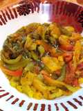Peperonata con friggitrice ad aria