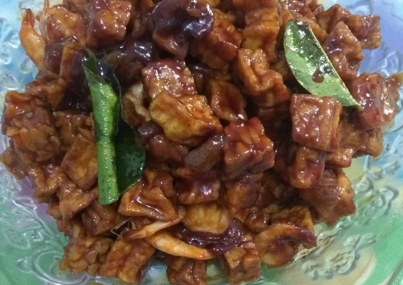 Tahu tempe asem manis