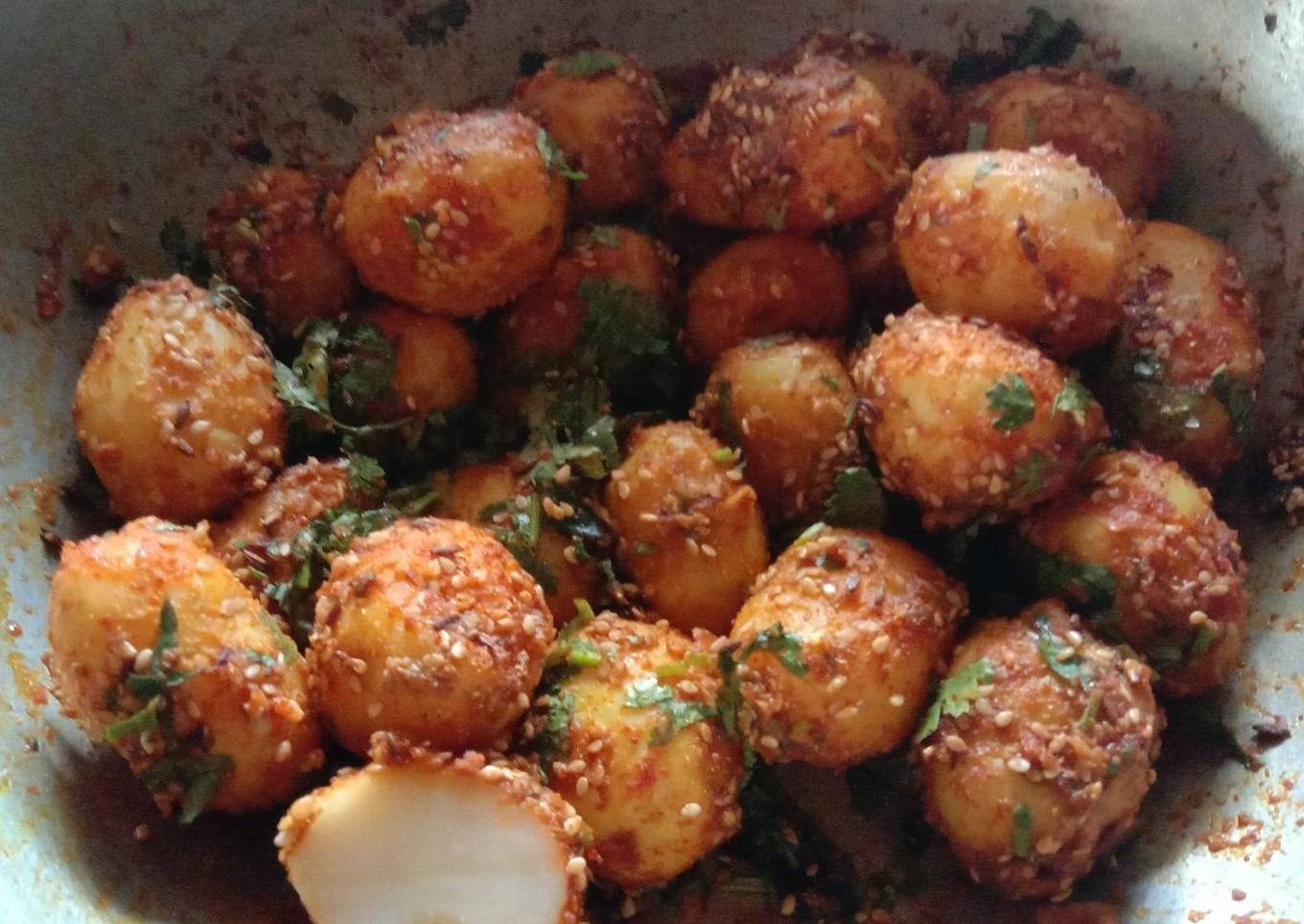 Masala baby potato