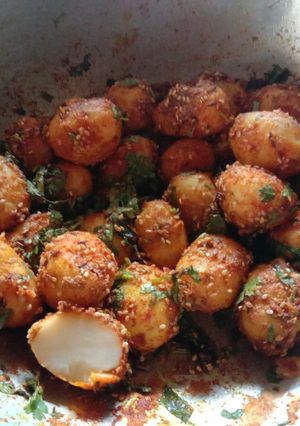 A picture of Masala baby potato.