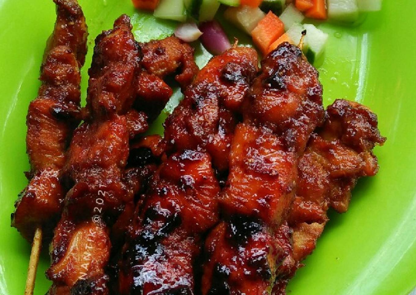 Sate ayam manis