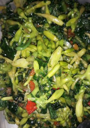 Foto resep Tumis daun dan bunga pepaya
