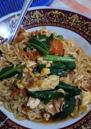 Foto resep Indomie goreng cemek pedas