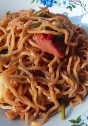 Foto resep Mie pedas