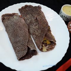 Ragi masala dosa👉 healthy version of dosa A picture of Ragi masala dosa👉 healthy version of dosa.