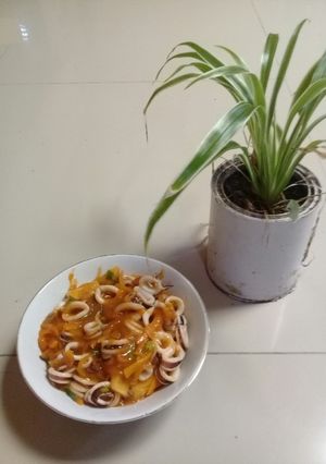 Foto resep Cumi asam manis nanas