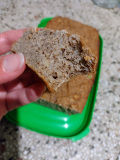 Una foto de Budín express de Banana y Canela. Sin harina, sin lácteos