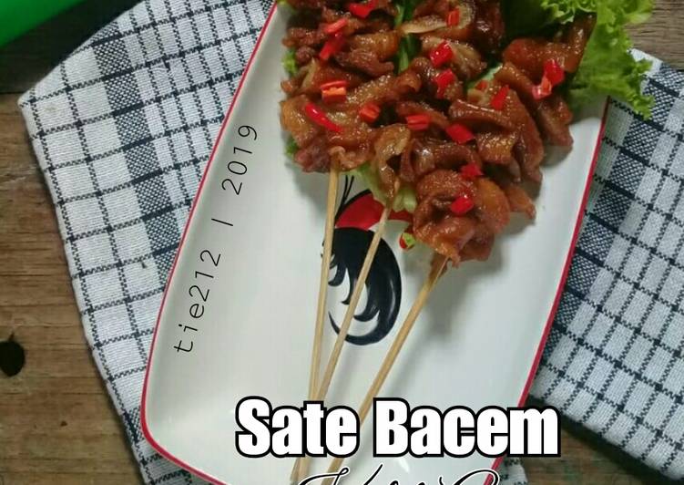 Sate Bacem Kulit Ayam