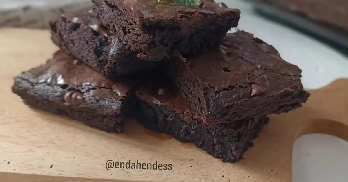 Fudgy Brownies Triple Chocolate
