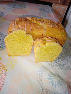 Una foto de Budín de limón