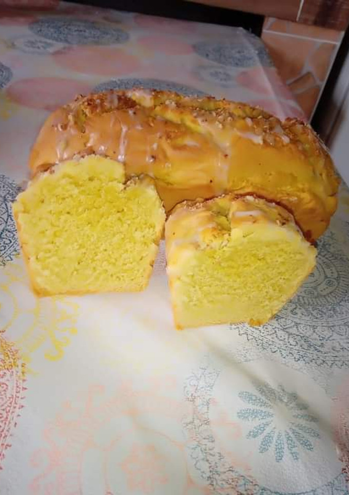 Una foto de Budín de limón