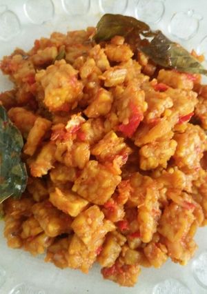 Foto resep Sambel goreng tempe simpel