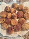 Bombas de zapallo y arroz