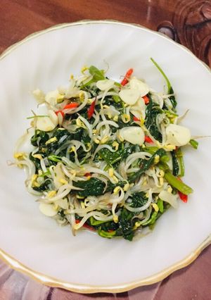 Foto resep Tumis kangkung sederhana