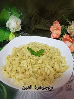 صورة لوصفة باستا بالكريمة والبيستو