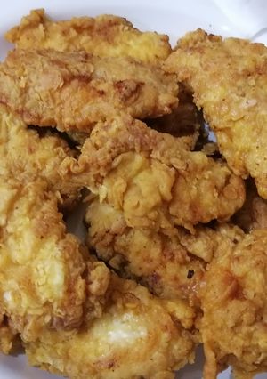 صورة لوصفة بروستد صدور دجاج على طريقتي 😋😋🍗🍗