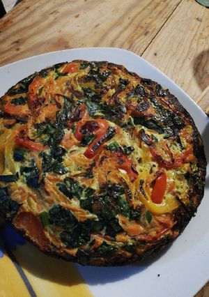 Una foto de Torta de verdura