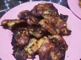 فراخ مشوية على الفحم