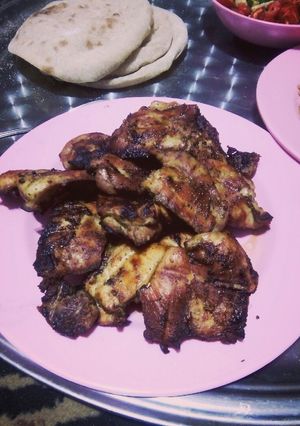صورة لوصفة فراخ مشوية على الفحم