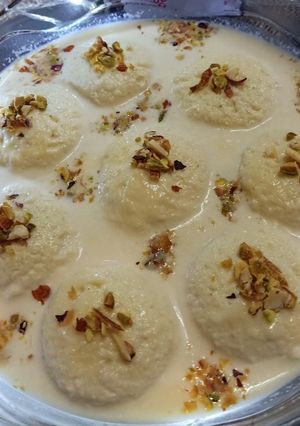A picture of Homemade Rass Malai 😍😍.