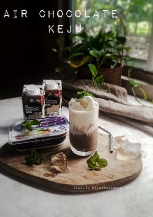 Gambar Air coklat cream cheese #iladila
