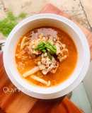 Canh kim chi thịt bò