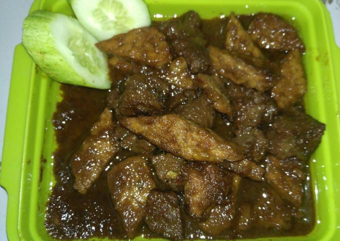 Semur daging plus tempe super simple enak