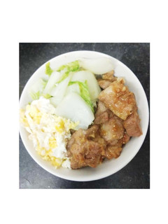 家鄉味薑燒豬肉便當 的食譜成品照片