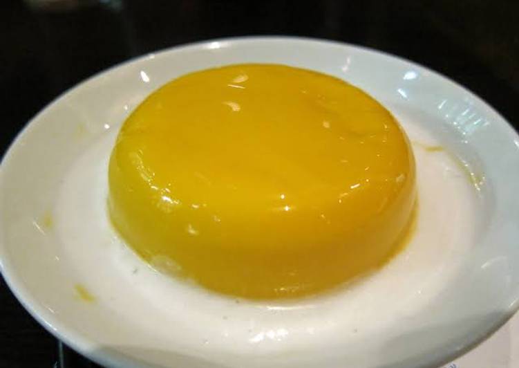 Steps to Prepare Any-night-of-the-week Mango pudding with china grass