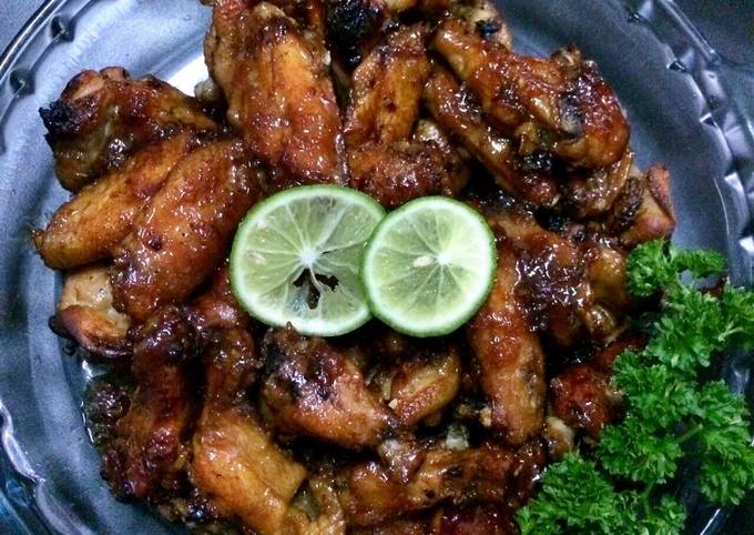 Honey Ginger Chicken Wings