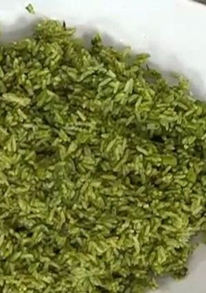 Una foto de Arroz verde
