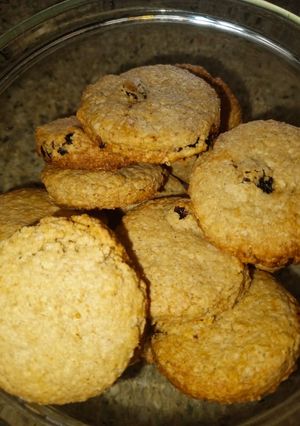 Una foto de Galletas de avena y pasas sin Harina de Trigo