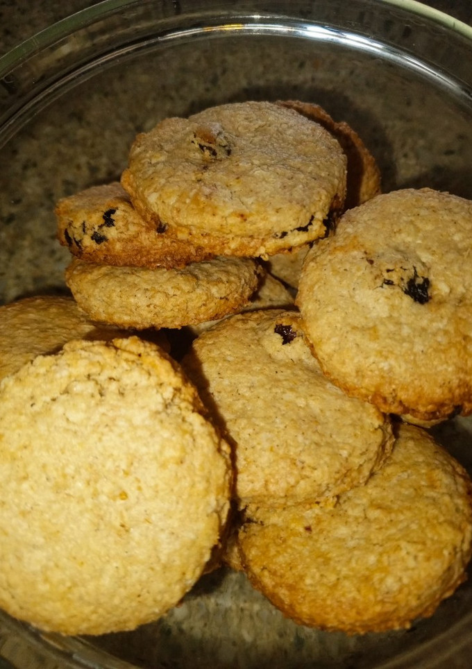 Una foto de Galletas de avena y pasas sin Harina de Trigo