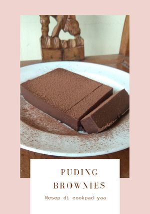 Foto resep Puding Brownies